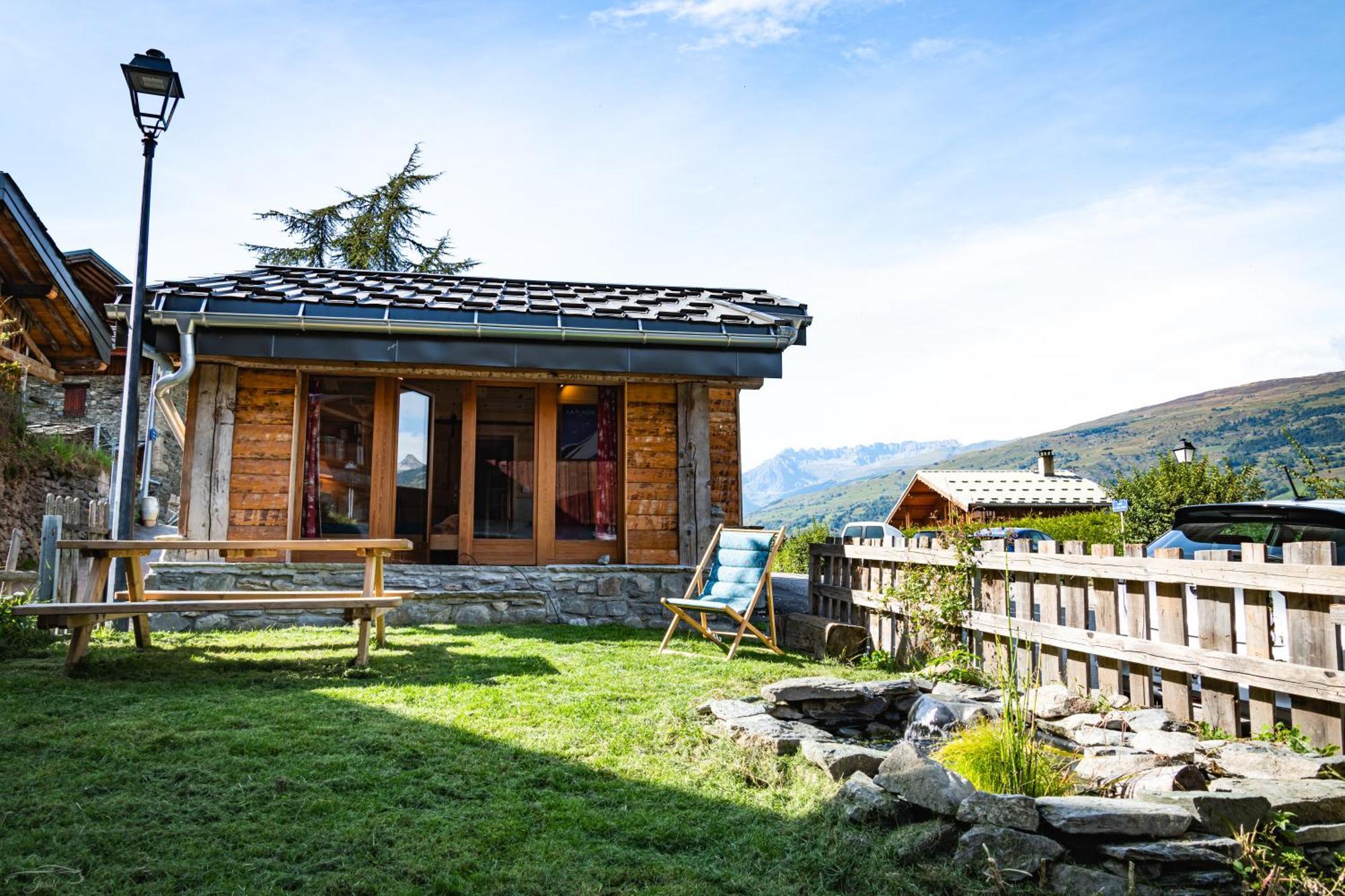 Chalet Balneo Billard La Plagne Savoie Vue Top المظهر الخارجي الصورة