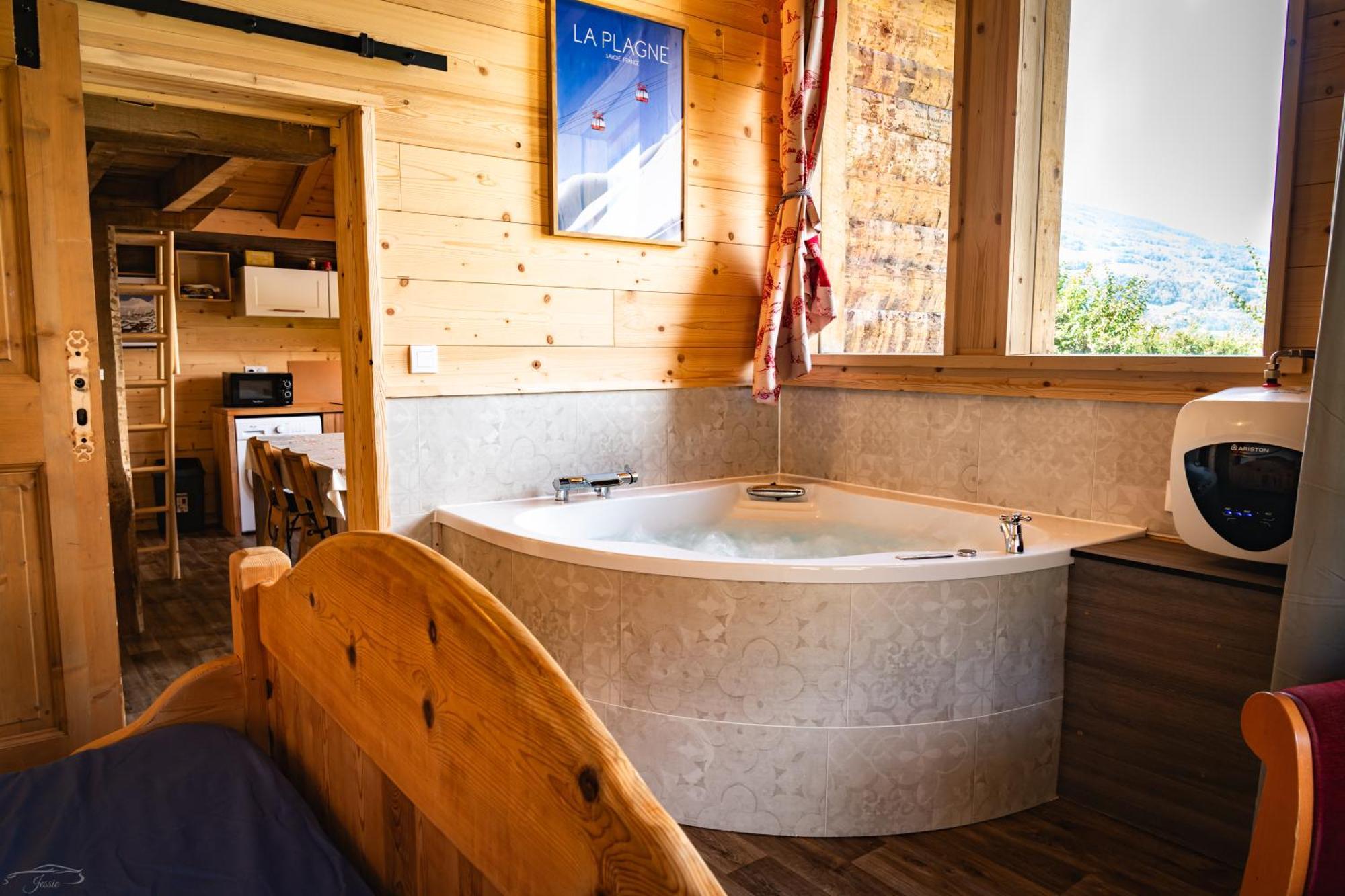 Chalet Balneo Billard La Plagne Savoie Vue Top المظهر الخارجي الصورة