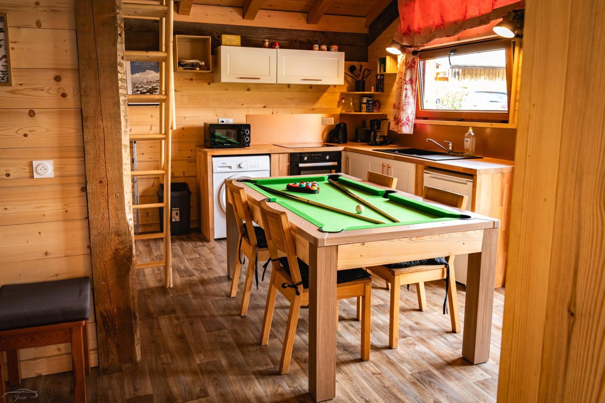 Chalet Balneo Billard La Plagne Savoie Vue Top المظهر الخارجي الصورة